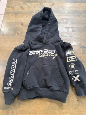 Binky Bro racing Hooded Sweatshirt 12-18 months